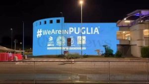 Casarano, il Salento si promuove all’aeroporto di Bari con ‘Puglia Wall’