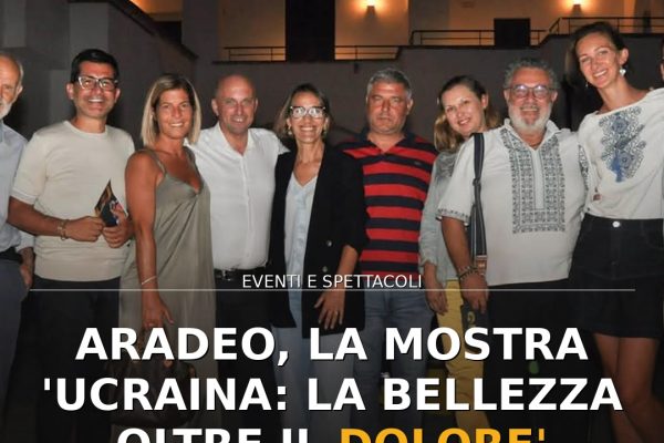 Aradeo, la mostra ‘Ucraina: La bellezza oltre il dolore’ arriva in città