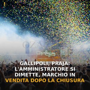 Gallipoli, Praja: l'amministratore si dimette, marchio in vendita dopo la chiusura