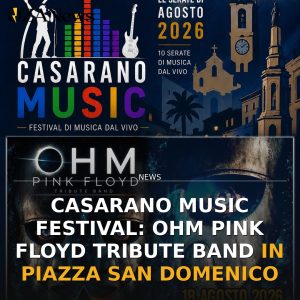 Casarano Music Festival: OHM Pink Floyd Tribute Band in Piazza San Domenico