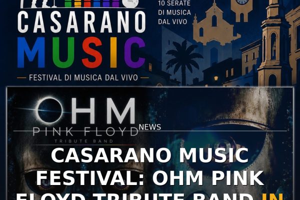 Casarano Music Festival: OHM Pink Floyd Tribute Band in Piazza San Domenico