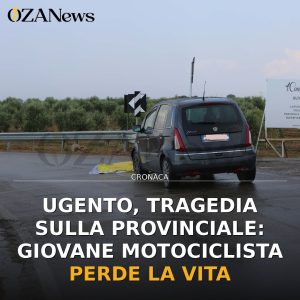 Ugento, tragedia sulla provinciale: giovane motociclista perde la vita