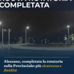 Anteprima di: Alessano, completata la rotatoria sulla Provinciale: più sicurezza e fluidità