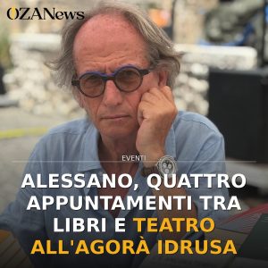 Alessano, quattro appuntamenti tra libri e teatro all'Agorà Idrusa