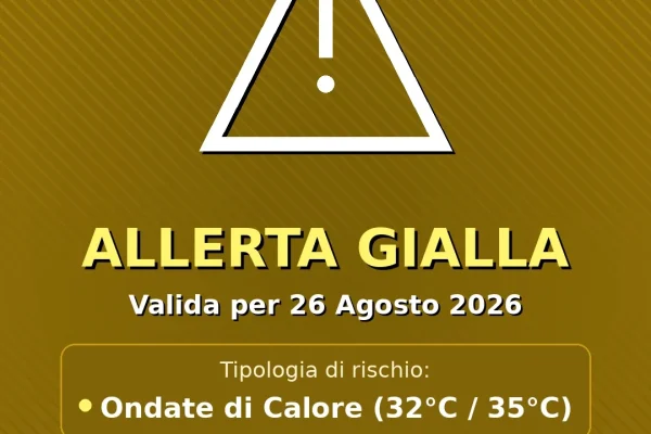 Allerta Allerta Gialla per Ondate di Calore nel Salento: attese temperature fino a 32°C