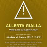 Anteprima di: Allerta Allerta Gialla per Ondate di Calore nel Salento: attese temperature fino a 33°C
