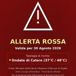 Foto di copertina: Allerta Rossa per Ondate di Calore nel Salento: attese temperature fino a 37°C - Basso Salento