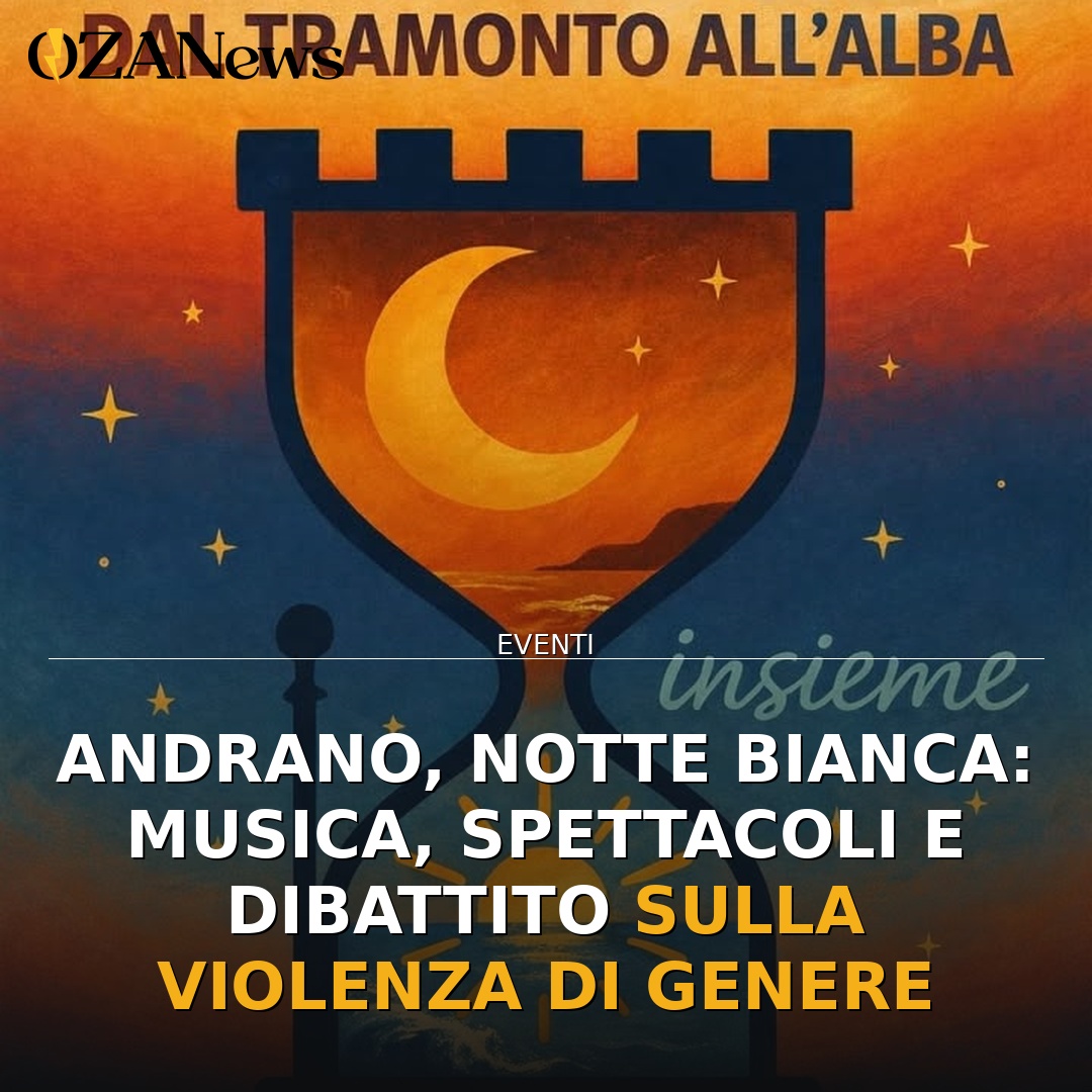 Anteprima di: Andrano, Notte Bianca: musica, spettacoli e dibattito sulla violenza di genere