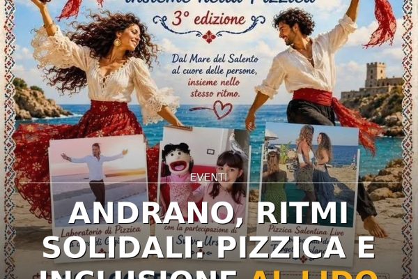 Andrano, Ritmi Solidali: pizzica e inclusione al Lido Swim