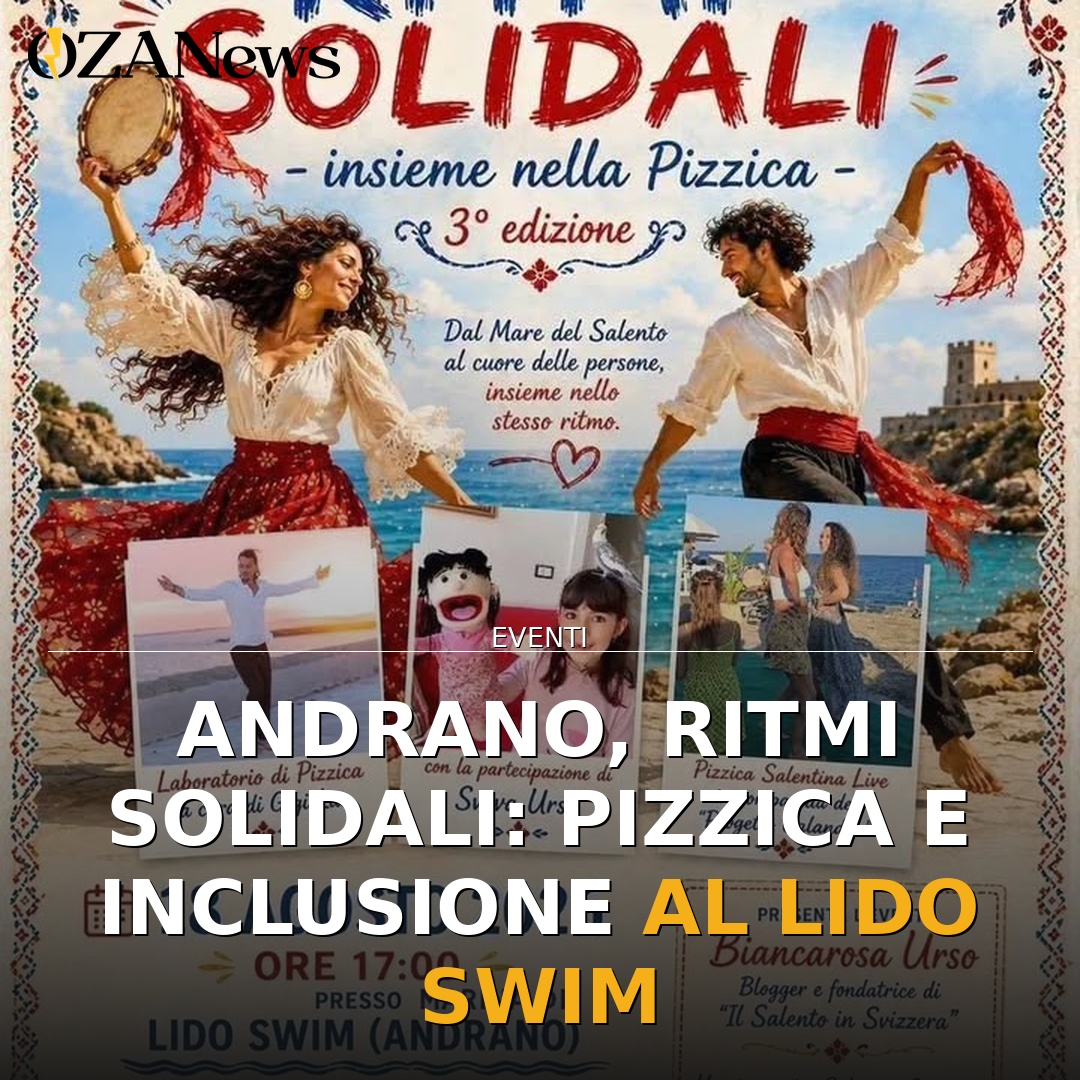 Anteprima di: Andrano, Ritmi Solidali: pizzica e inclusione al Lido Swim