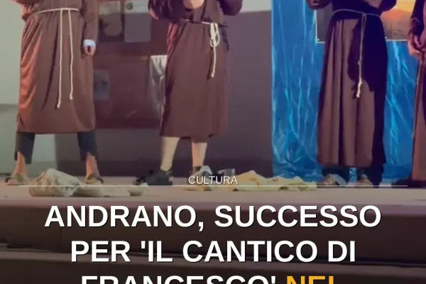 Andrano, successo per ‘Il Cantico di Francesco’ nel Sagrato della Chiesa