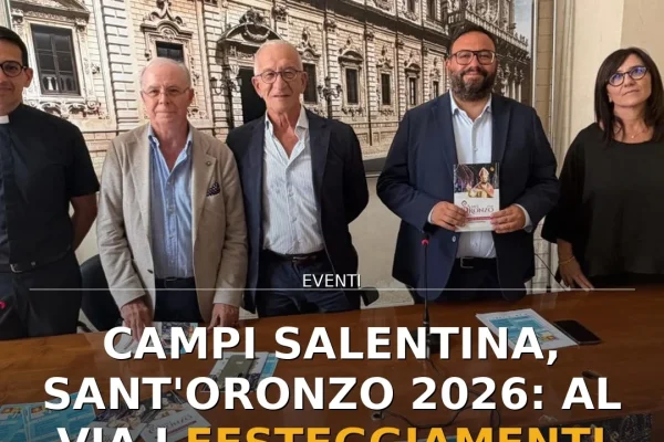 Campi Salentina, Sant’Oronzo 2026: al via i festeggiamenti con ‘Il Granaio’