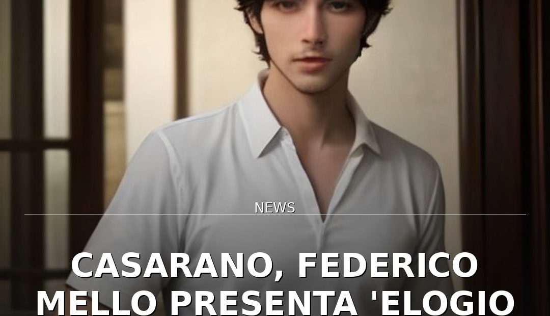 Anteprima di: Casarano, Federico Mello presenta 'Elogio della bocciatura' con Danilo Lupo