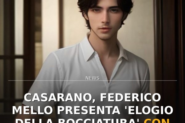 Casarano, Federico Mello presenta ‘Elogio della bocciatura’ con Danilo Lupo