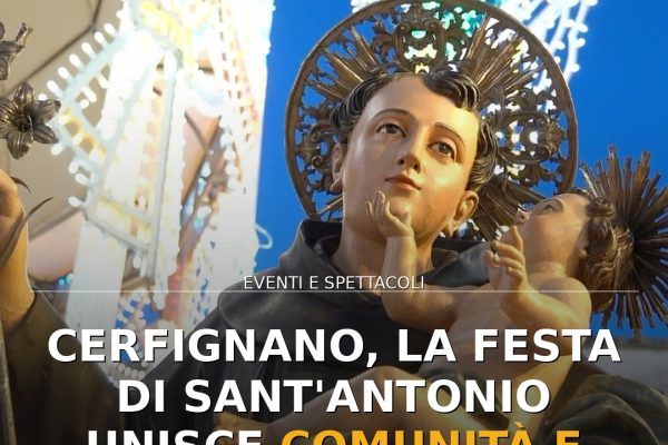 Cerfignano, la festa di Sant’Antonio unisce comunità e tradizione