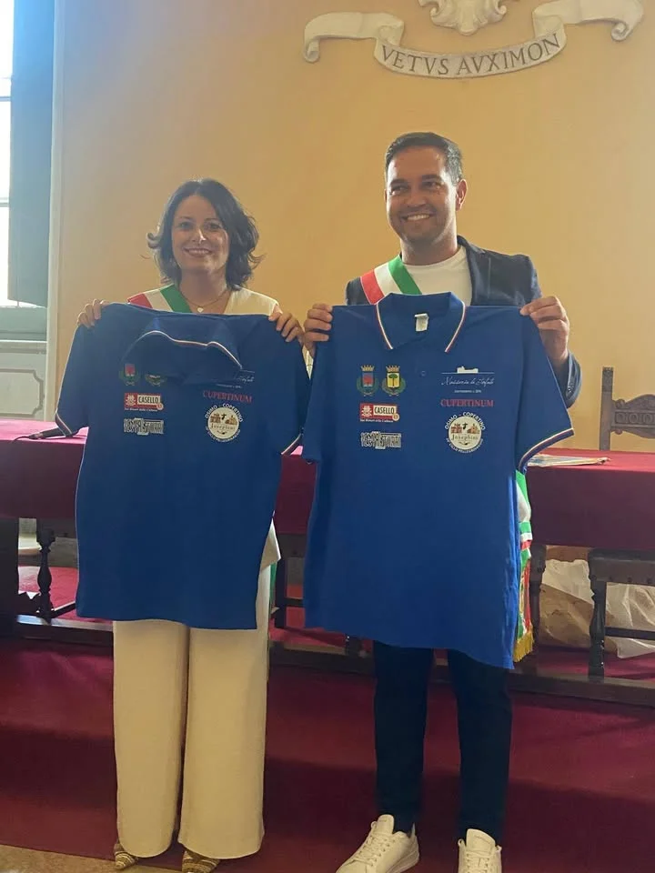 Dettaglio 3: Copertino, rafforzato il legame con Osimo nel ventennale del ciclo-pellegrinaggio