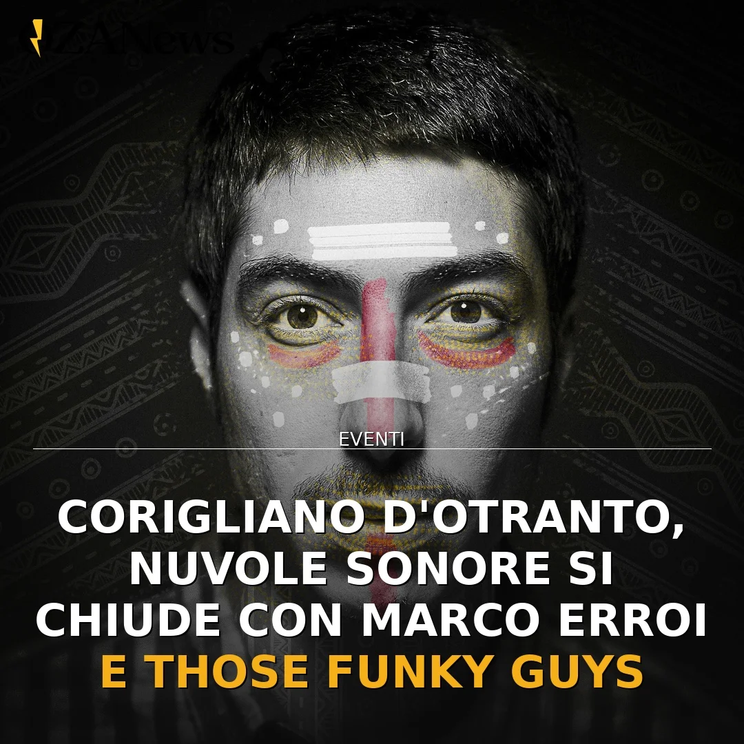 Anteprima di: Corigliano d'Otranto, Nuvole Sonore si chiude con Marco Erroi e Those Funky Guys