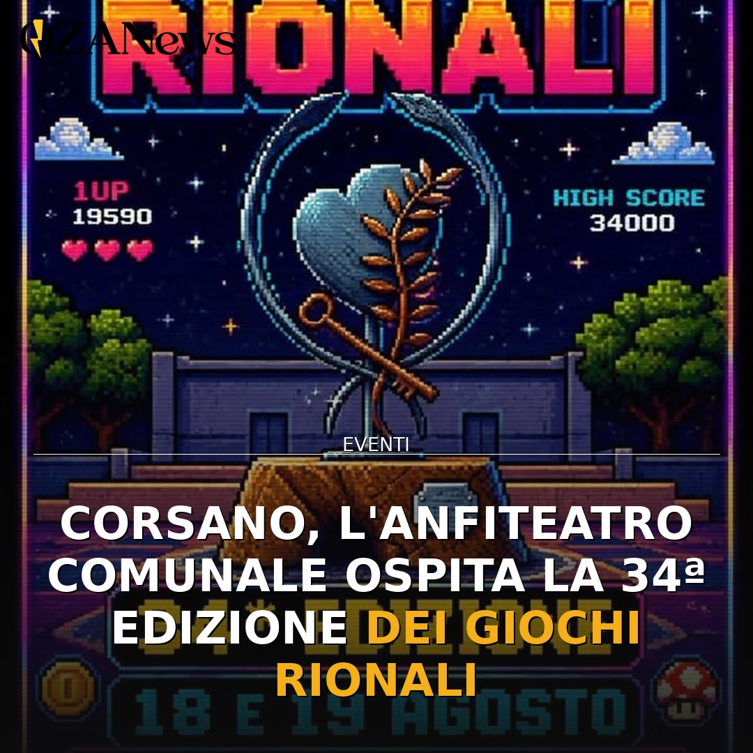 Anteprima di: Corsano, l'Anfiteatro Comunale ospita la 34ª edizione dei Giochi Rionali