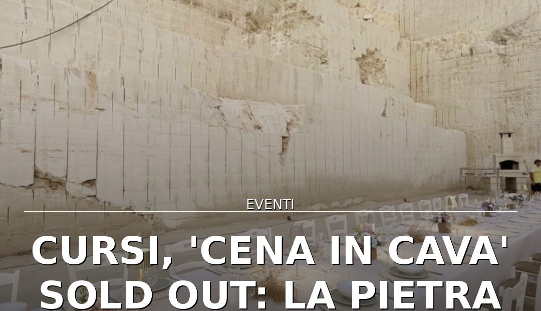 Anteprima di: Cursi, 'Cena in Cava' sold out: la pietra leccese si racconta con gusto