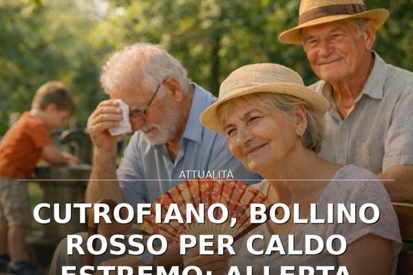 Cutrofiano, bollino rosso per caldo estremo: allerta livello 3 fino a oggi