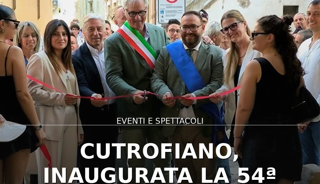 Foto di copertina: Cutrofiano, inaugurata la 54ª Mostra della Ceramica Artigianale - Basso Salento