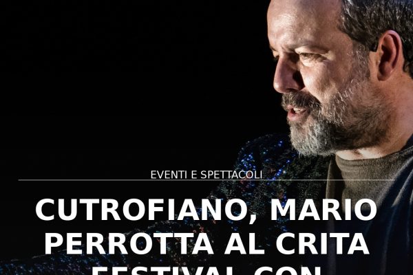 Cutrofiano, Mario Perrotta al Crita Festival con omaggio a Calvino