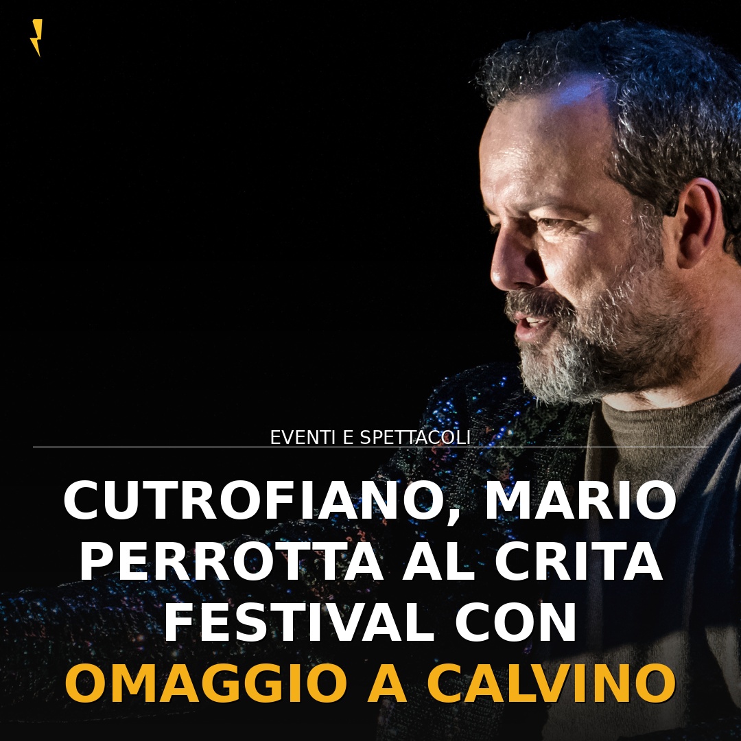 Anteprima di: Cutrofiano, Mario Perrotta al Crita Festival con omaggio a Calvino