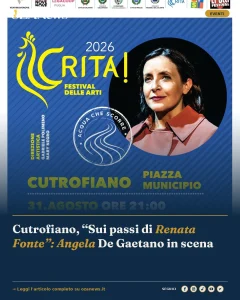 Cutrofiano, “Sui passi di Renata Fonte”: Angela De Gaetano in scena
