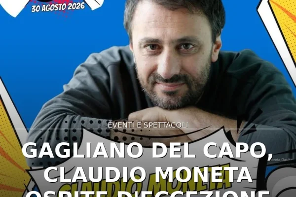 Gagliano del Capo, Claudio Moneta ospite d’eccezione al Comics Fest