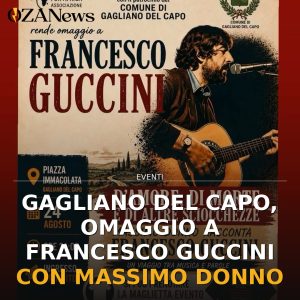 Gagliano del Capo, omaggio a Francesco Guccini con Massimo Donno