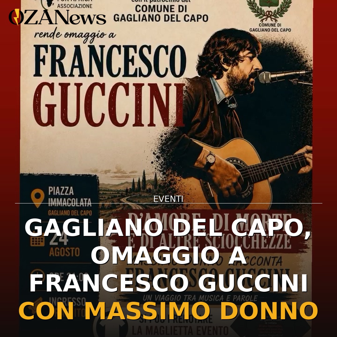 Anteprima di: Gagliano del Capo, omaggio a Francesco Guccini con Massimo Donno