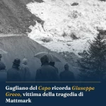 Foto di copertina: Gagliano del Capo ricorda Giuseppe Greco, vittima della tragedia di Mattmark - Gagliano del Capo