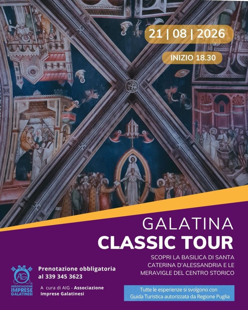 Dettaglio 1: Galatina, ultimo appuntamento con il Classic Tour: arte e segreti del centro storico