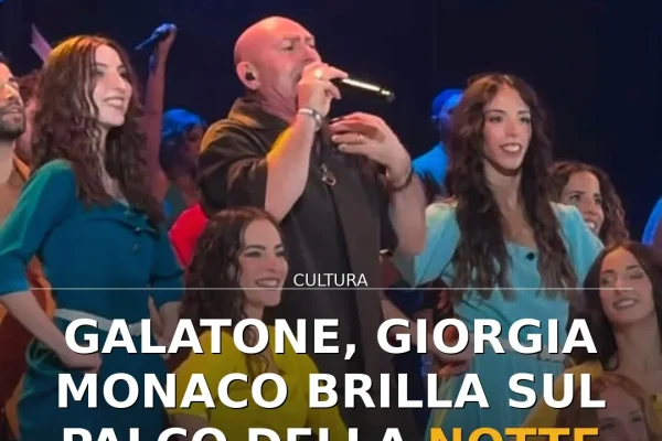 Galatone, Giorgia Monaco brilla sul palco della Notte della Taranta