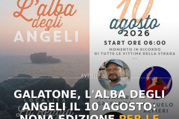 Galatone, l’Alba degli Angeli il 10 agosto: nona edizione per le vittime della strada