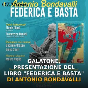 Galatone, presentazione del libro "Federica e Basta" di Antonio Bondavalli