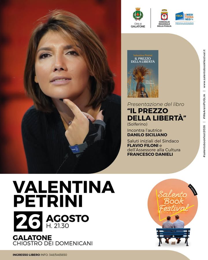 Dettaglio 2: Galatone, Salento Book Festival: Mello e Petrini al Chiostro dei Domenicani