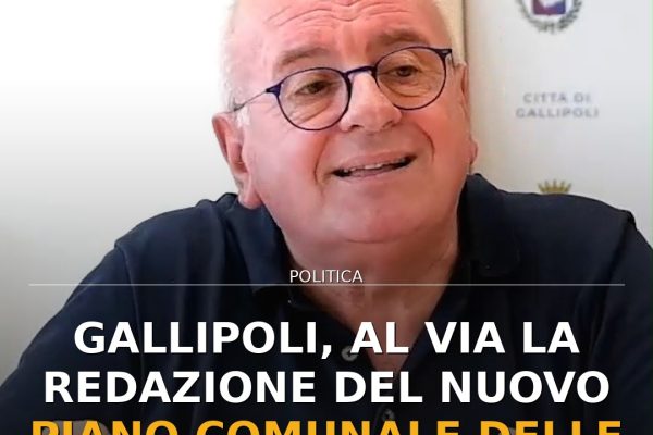 Gallipoli, al via la redazione del nuovo Piano Comunale delle Coste