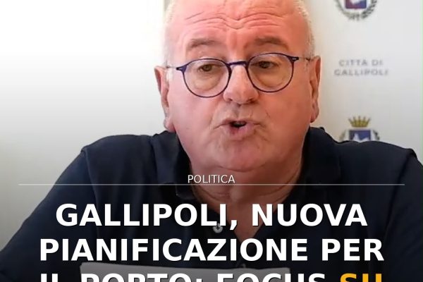 Gallipoli, nuova pianificazione per il porto: focus su turismo e servizi