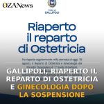 Anteprima di: Gallipoli, riaperto il reparto di Ostetricia e Ginecologia dopo la sospensione