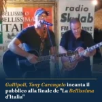 Anteprima di: Gallipoli, Tony Carangelo incanta il pubblico alla finale de "La Bellissima d'Italia"