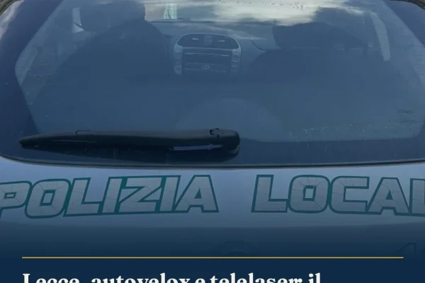 Lecce, autovelox e telelaser: il calendario dei controlli di settembre 2026