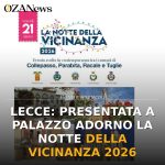 Anteprima di: Lecce: presentata a Palazzo Adorno la Notte della Vicinanza 2026