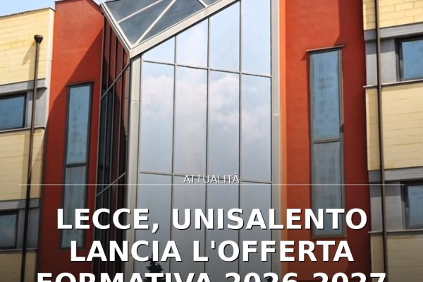 Lecce, UniSalento lancia l’offerta formativa 2026-2027 in Scienze Giuridiche