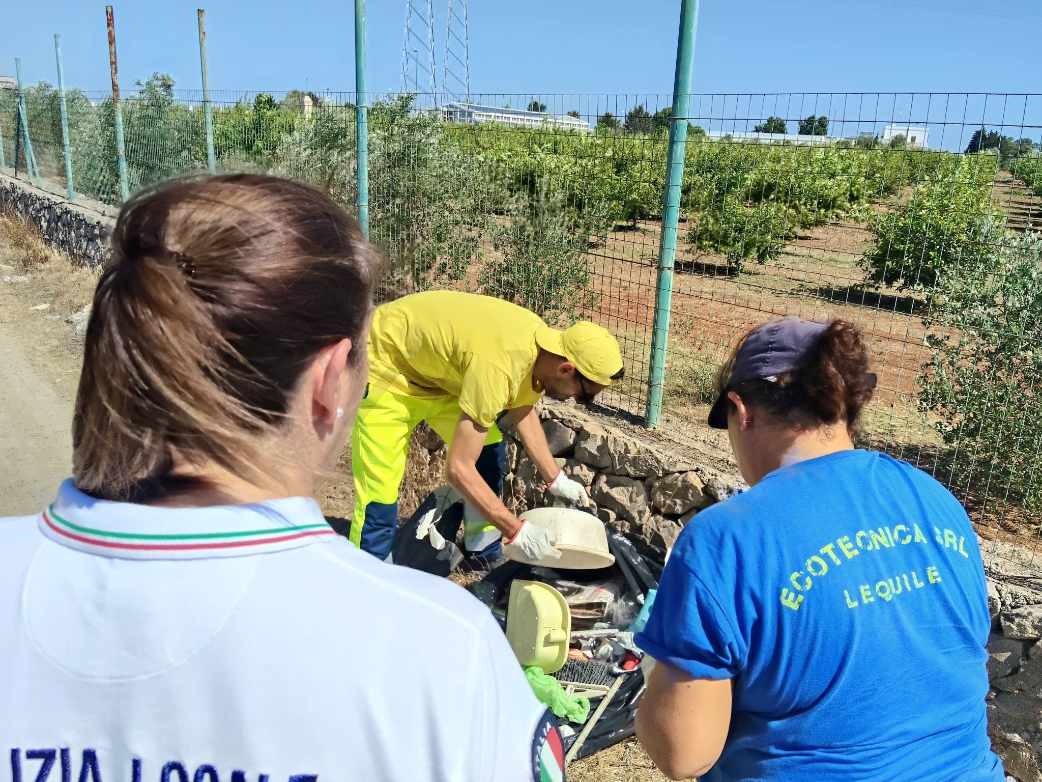 Lequile, controlli contro l&rsquo;abbandono di rifiuti: sanzioni in arrivo