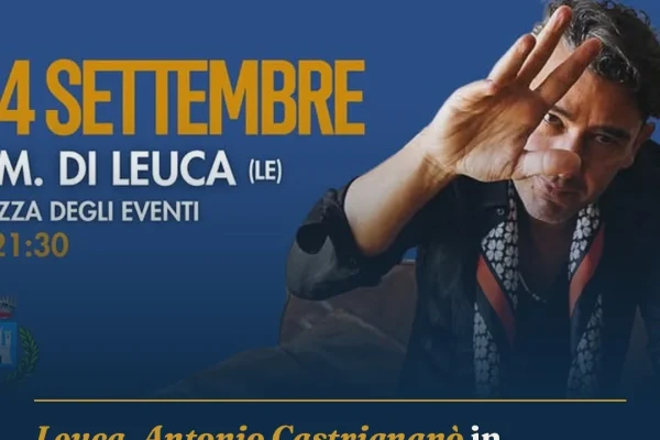 Leuca, Antonio Castrignanò in concerto: tradizione salentina incontra il mondo