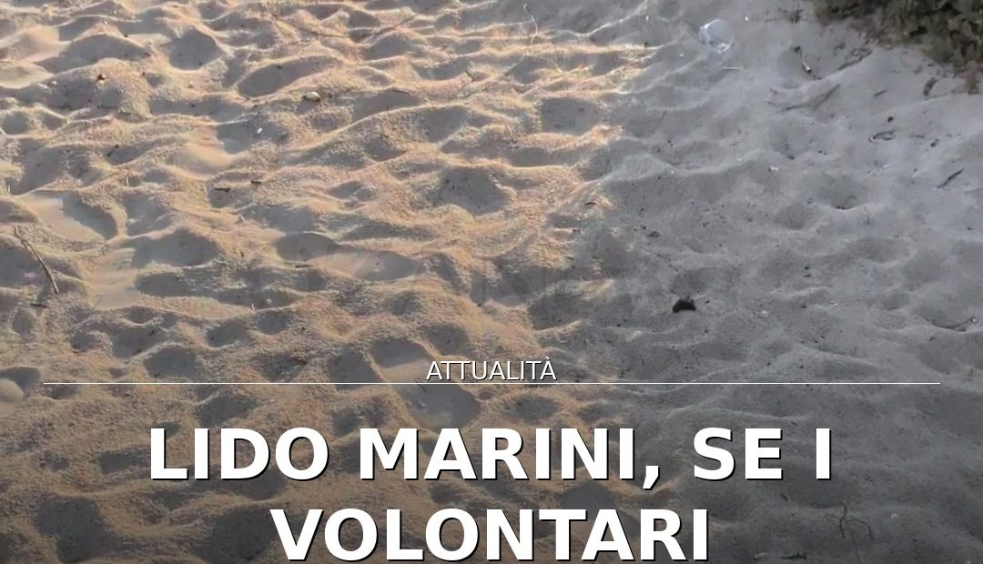 Anteprima di: Lido Marini, se i volontari sostituiscono il servizio pubblico