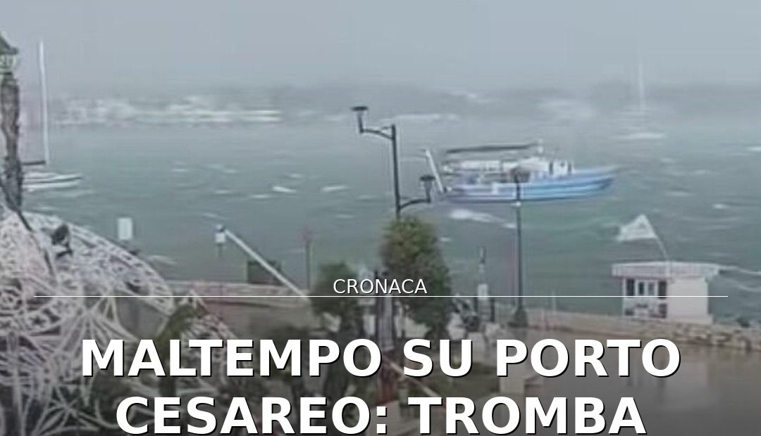 Anteprima di: Maltempo su Porto Cesareo: tromba d'aria provoca crolli e allagamenti