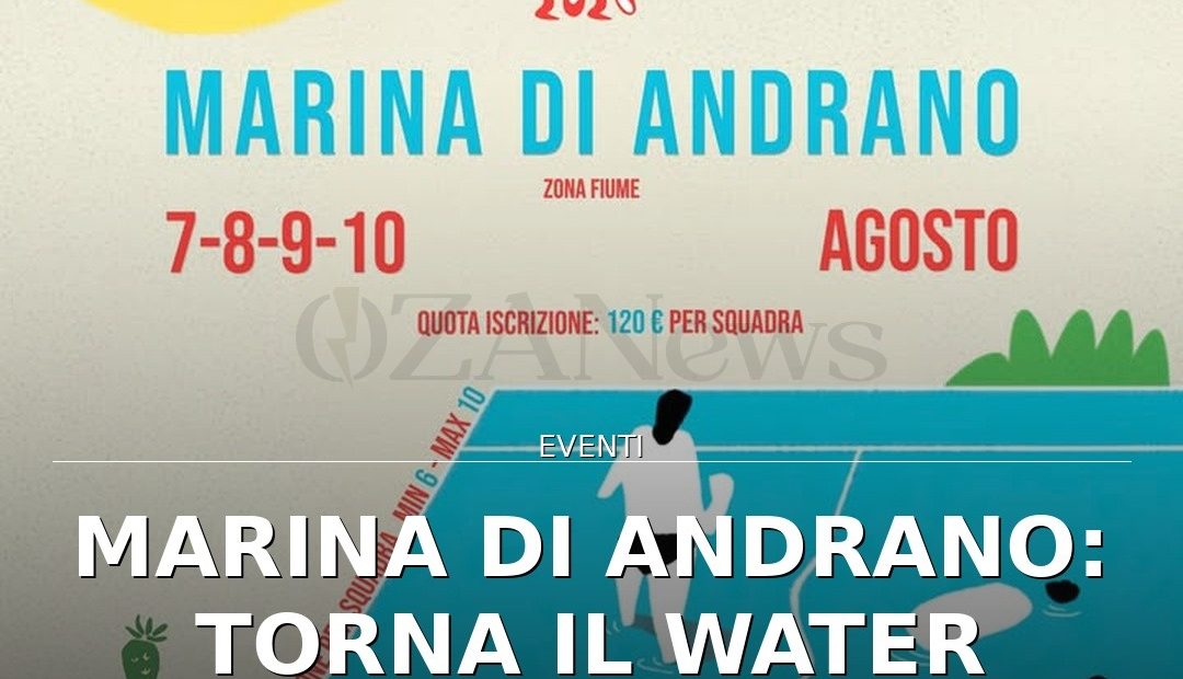 Anteprima di: Marina di Andrano: torna il Water Volley per la decima edizione