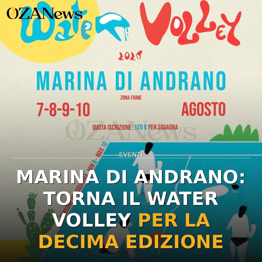 Anteprima di: Marina di Andrano: torna il Water Volley per la decima edizione